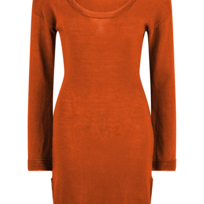 Nixie Teia Mini Dress – Burnt Orange