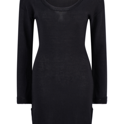 Nixie Teia Mini Dress – Black