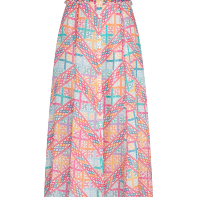 Pomona Scout Skirt – Vibrant Geo