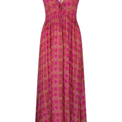 Eliza Teja Maxi Dress – Pink Ornate