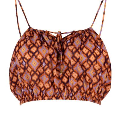 Utopia Sierra Cami – Burnt Orange Geo