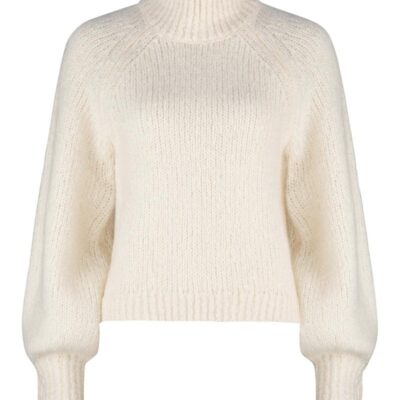 Delia Knit Sweater – Snow Cream