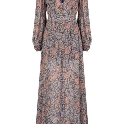 La Luna Raquel Maxi Dress – Onyx Paisley