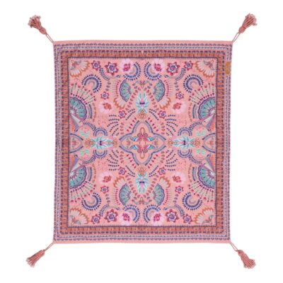 Wandering Folk Picnic Rug – Rosa