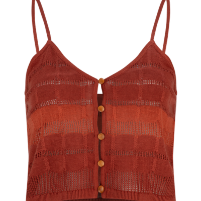 Elisenda Katya Crop – Terracotta