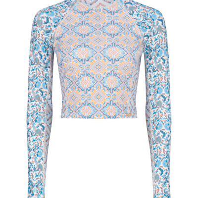 Azalia Carter Rash Vest – Cobalt Ornate