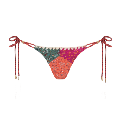 Alexandria Mel Low Rise Bottom – Floral Patchwork