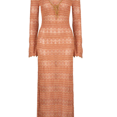 Valentina Odette Maxi Dress – Gold Multi