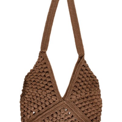 Pearl Crochet Bag – Toasted Coconut