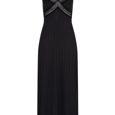 Celestia Charlize Maxi Dress – Black