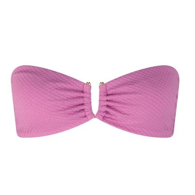 Santa Rosa Vega Bandeau Bikini Top – Pink Lemonade