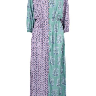 Pandora Harmony Maxi Dress – Everglade and Violet Patchwork