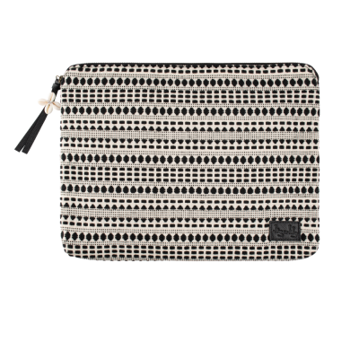 Shyla Laptop Bag 16 Inch – Black and White Loom