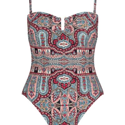 Marjorie Vega One Piece – Ocean Sunset Kaleidoscope