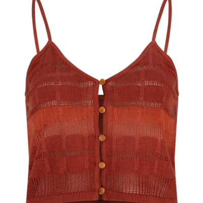 Elisenda Katya Crop – Terracotta