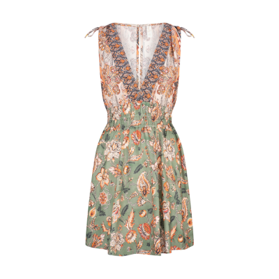 Mahi Lennon Mini Dress – Sage Paisley