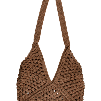 Pearl Crochet Bag – Toasted Coconut