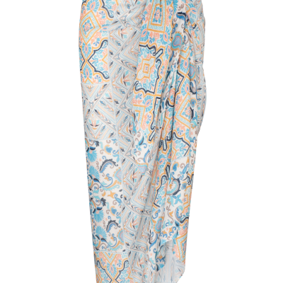 Azalia Sarong – Cobalt Ornate