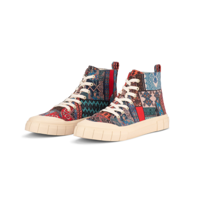 Mars High Top Sneaker – Kefalonia Patchwork